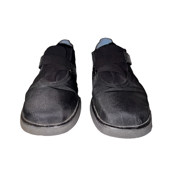 THIERRY RABOTIN Shoes Size 10M/41 Black LENA Cross-strap Slip On Mary Jane Flats - Picture 4 of 9